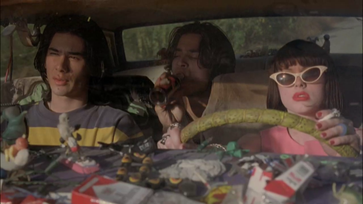 Rose McGowan and James Duval hit the road in Gregg Araki's 'The Doom Generation.'